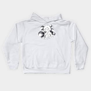 Tired eyes Kids Hoodie